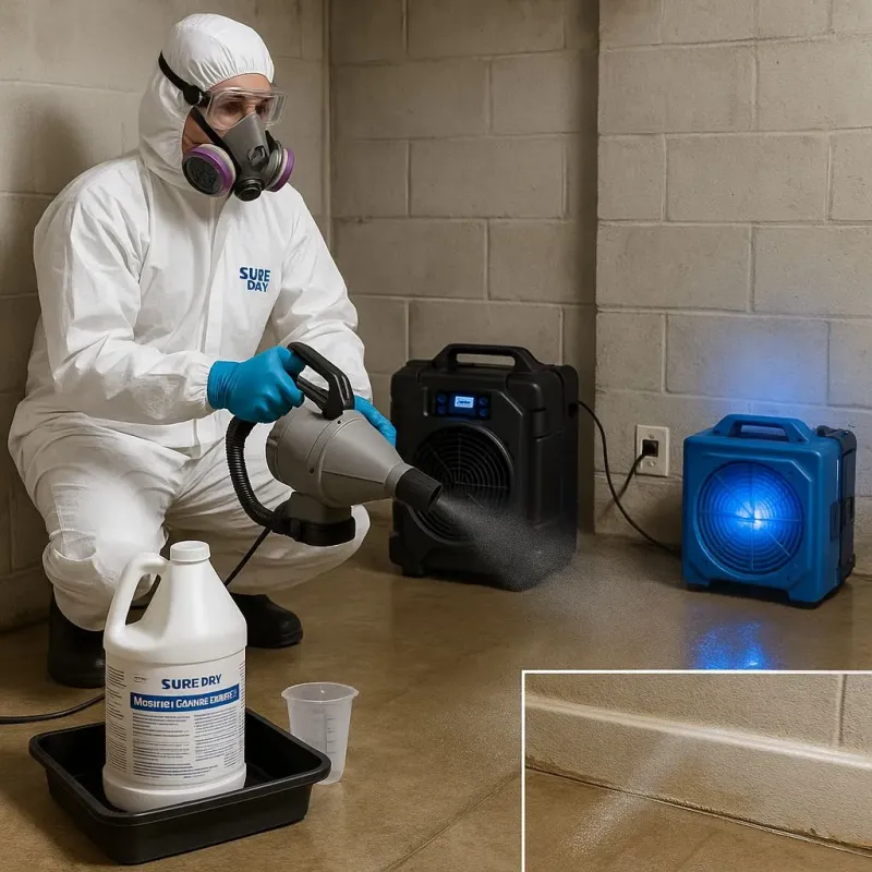 Sanitization and Odor Removal process in Harvey, ND