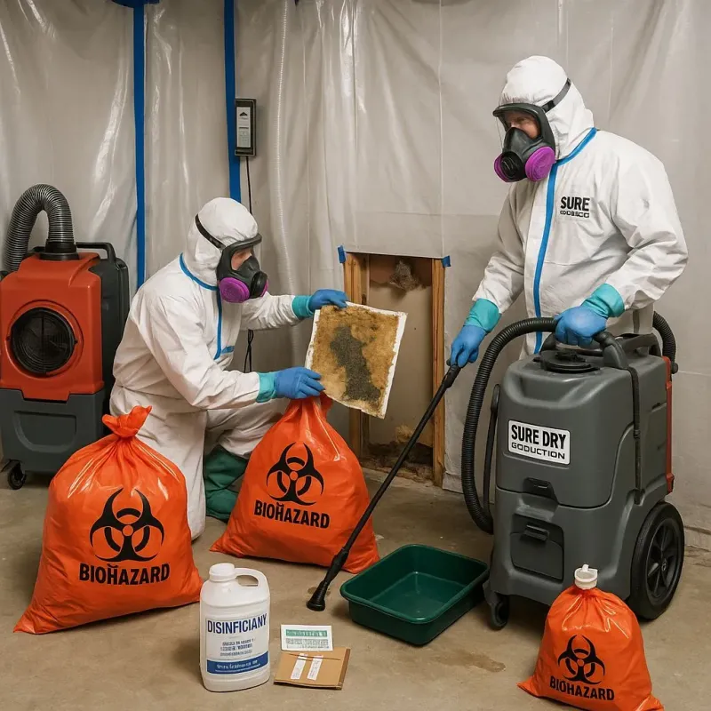 Contaminated Water Handling Protocols process in Harvey, ND