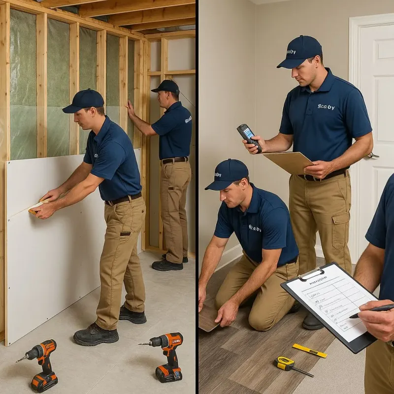 Repairs and Reconstruction process in Harvey, ND